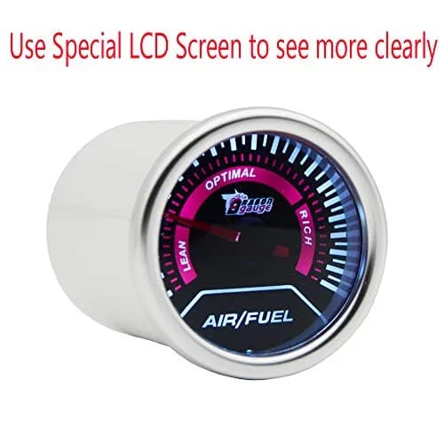 ESUPPORT Car 2" 52mm Air Fuel Ratio Gauge Kit Universal | Bright LED Display & Easy Install thumbnail 3