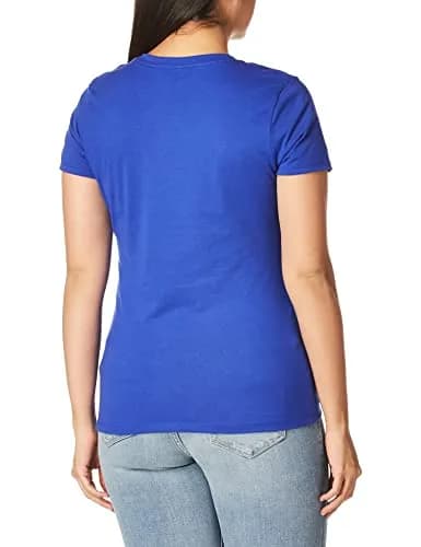 Hanes Women's X-Temp V-Neck Tee, Deep Royal, XX-Large | Dynamic Moisture Control for Comfort thumbnail 6