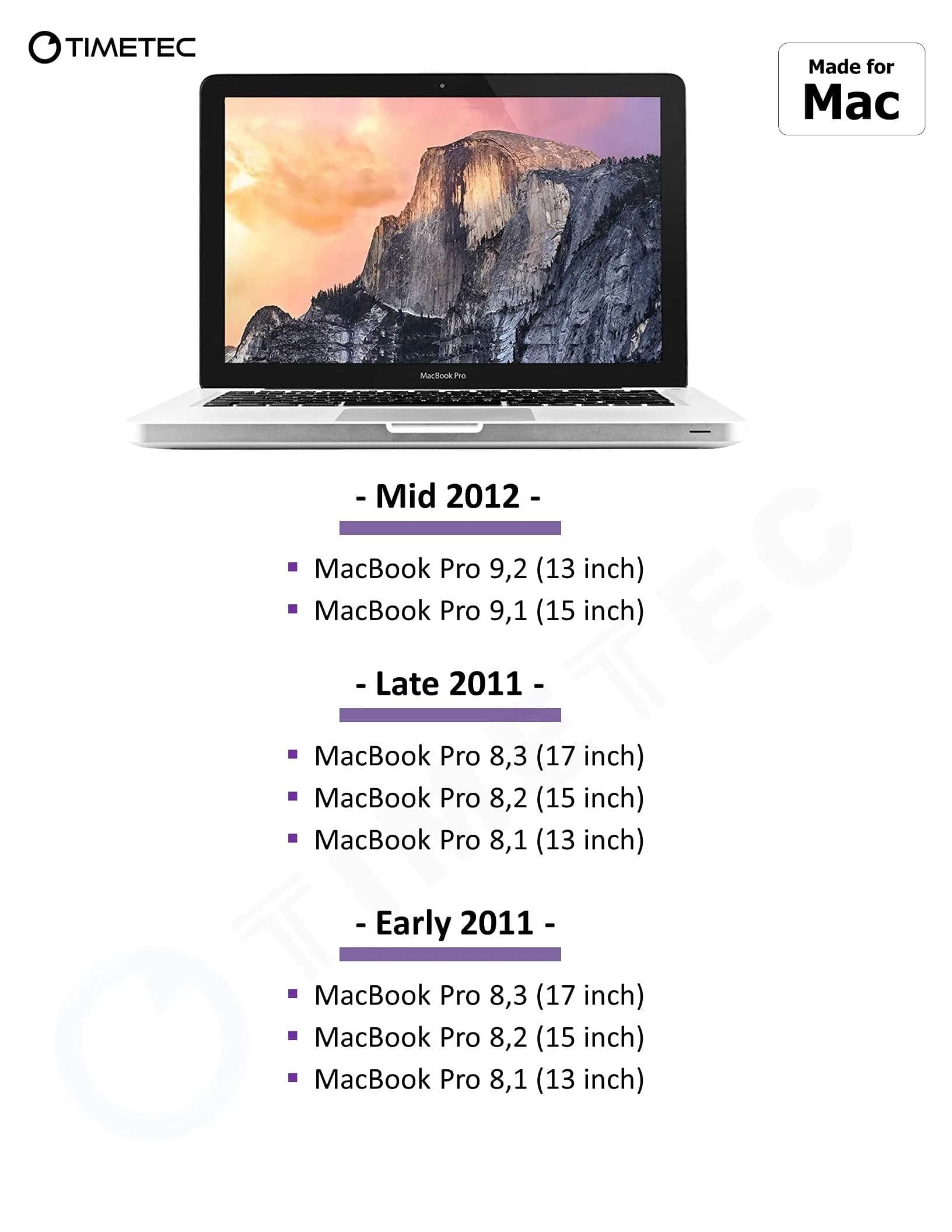 Timetec 16GB KIT (2x8GB) DDR3L 1600MHz SODIMM RAM for Apple MacBook Pro, iMac, Mac Mini - view 4