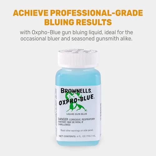 Brownells Oxpho-Blue Liquid Gun Blue 118.2 mL (4 Fl Oz) | Professional Cold Bluing Solution thumbnail 2