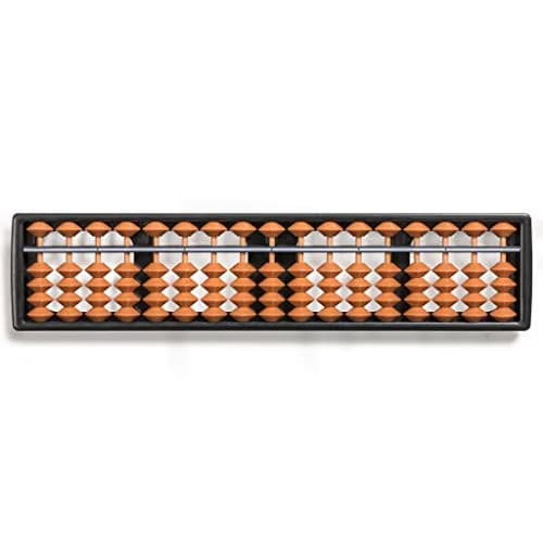 Yellow Mountain Imports 17-Column Soroban Abacus 26.7 cm (10.5 in) | Classic Math Tool for Mental Calculation thumbnail 4