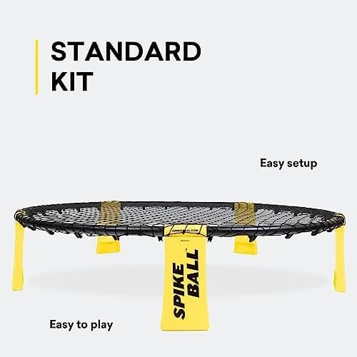 Spikeball The Original Kit 1-Ball Game Set | Outdoor Yard & Camping Games, Yellow & Black thumbnail 4