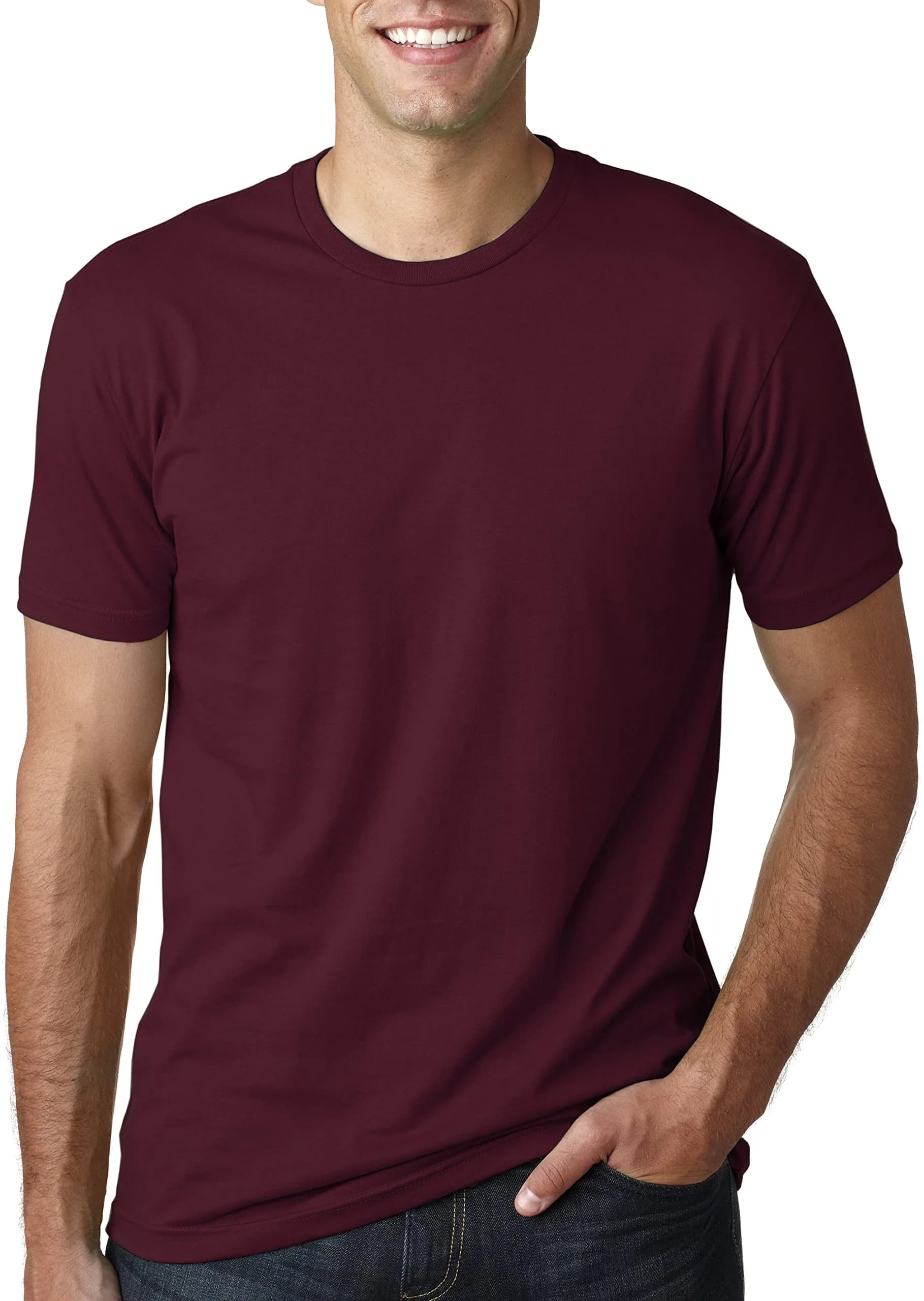 Next Level Unisex Cotton T-Shirt XL MAROON - main product image