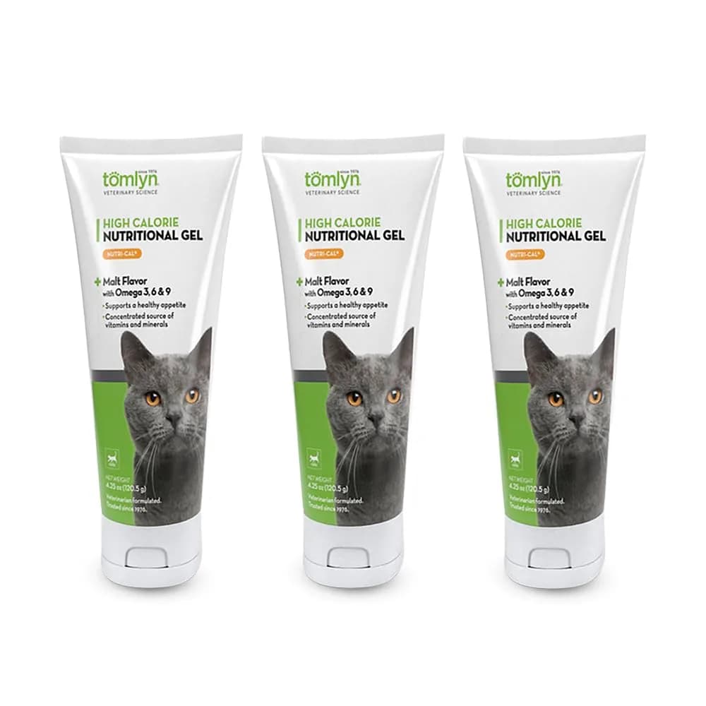Tomlyn Nutri-Cal High Calorie Gel for Cats | Adult Cat | 4.25 oz (Pack of 2) | Supports Weight Gain & Energy — 4.25oz