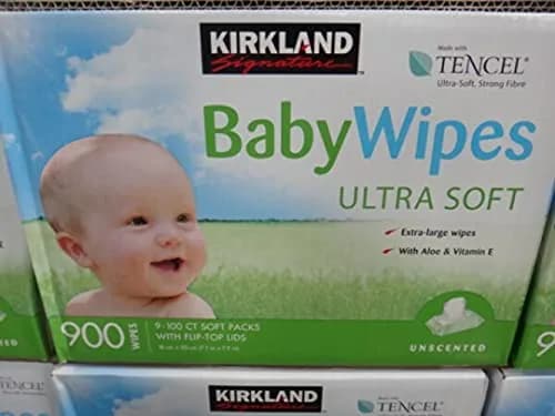 Kirkland Baby Wipes Unscented, 900 Count (Pack of 9) | Hypoallergenic & Biodegradable thumbnail 1