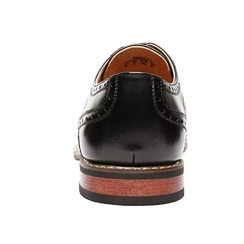 Bruno Marc Men's Classic Oxford Wingtip Shoes 6.5 D(M) US | Modern Formal Style thumbnail 6