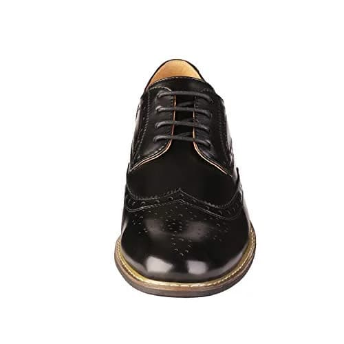 Bruno Marc Men's Classic Oxford Wingtip Shoes 6.5 D(M) US | Modern Formal Style thumbnail 5