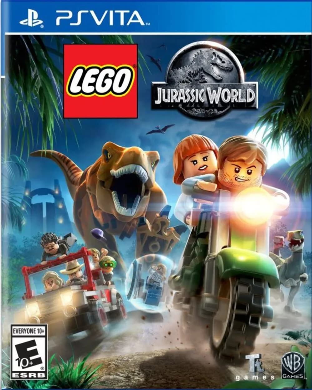 WARNER BROS LEGO Jurassic World - PlayStation Vita | Adventure Game with Dinosaurs (100 words)