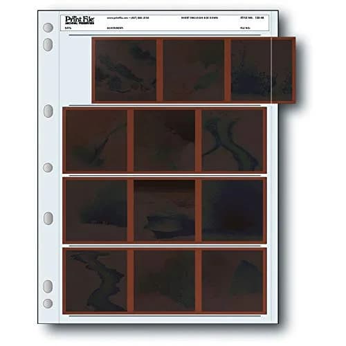 Print File 120-4B Negative Preservers for 120 Film | 25 Pack, Clear, Archival Quality thumbnail 2