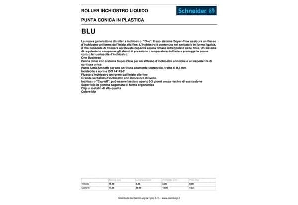 Schneider Roller Ballpen - Blue | Ultra-Smooth Liquid Ink, 0.6mm Line Width, German Quality thumbnail 5