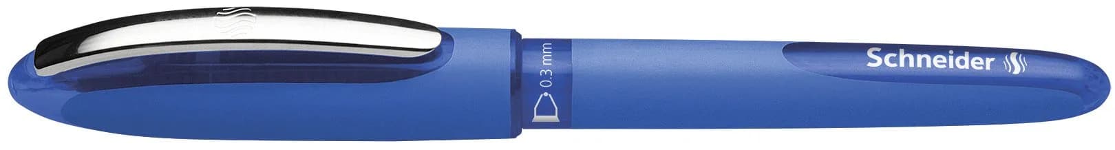 Schneider One Hybrid C 03 Rollerball Pen 0.3mm Blue | Smooth Ink Flow & Ergonomic Grip — blue