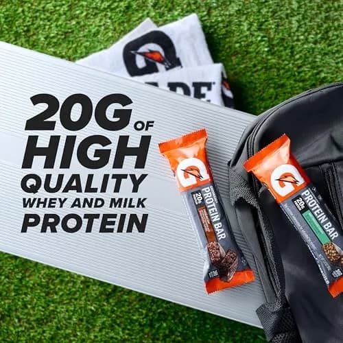 Gatorade Whey Protein Bars, Mint Chocolate Crunch, 2.8 oz (80 g) | 20g Protein for Muscle Recovery thumbnail 3