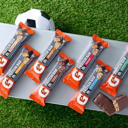Gatorade Whey Protein Recover Bars, Chocolate Chip | 20g Protein, 42g Carbs for Muscle Recovery thumbnail 5