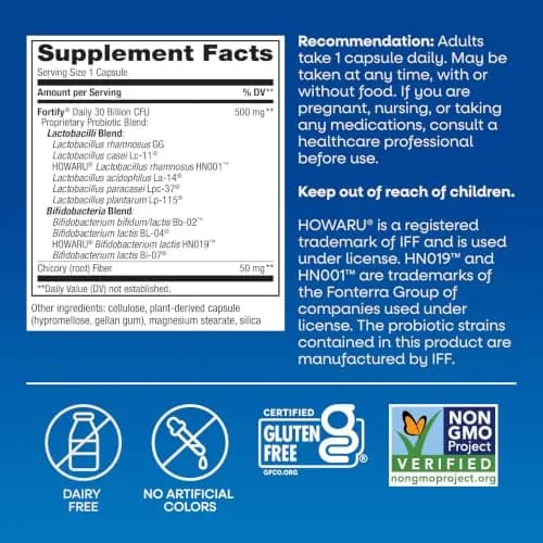 Nature's Way Fortify Daily Pre+Probiotic for Adults, 30 Billion CFUs, 30 ct | Supports Gut & Immune Health thumbnail 7