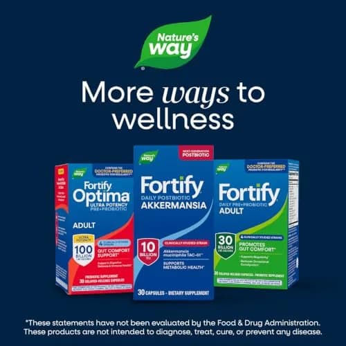 Nature's Way Fortify Daily Pre+Probiotic for Adults, 30 Billion CFUs, 30 ct | Supports Gut & Immune Health thumbnail 8