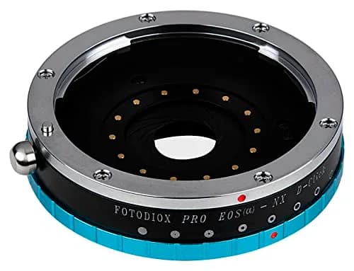 Fotodiox Pro IRIS Lens Mount Adapter Compatible with Canon EOS EF Full Frame Lenses to Samsung NX Mount Cameras thumbnail 2