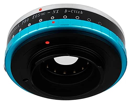 Fotodiox Pro IRIS Lens Mount Adapter Compatible with Canon EOS EF Full Frame Lenses to Samsung NX Mount Cameras thumbnail 3