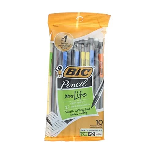 BIC Mechanical Pencil, Medium Point (0.7 mm) | Durable, Smudge-Free, 10 Pencils thumbnail 1