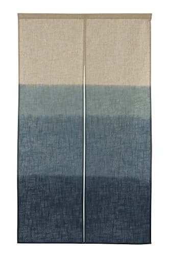 NARUMI 鸣海 Japanese Noren Curtain 150cm (59.1") | Light-Filtering Blue Gradation thumbnail 1