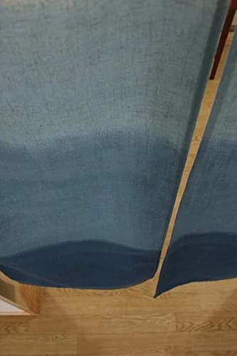 NARUMI 鸣海 Japanese Noren Curtain 150cm (59.1") | Light-Filtering Blue Gradation thumbnail 9