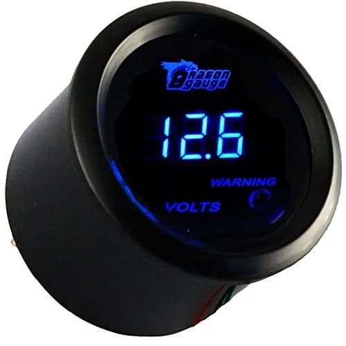 ESUPPORT Car 2" 52mm Digital Volt Voltage Gauge Kit Blue LED | 12V Auto Meter thumbnail 6