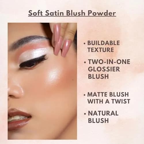 GA-DE Idyllic Soft Satin Blush Powder 0.28 oz | Buildable Sheer to Flushed Look thumbnail 5