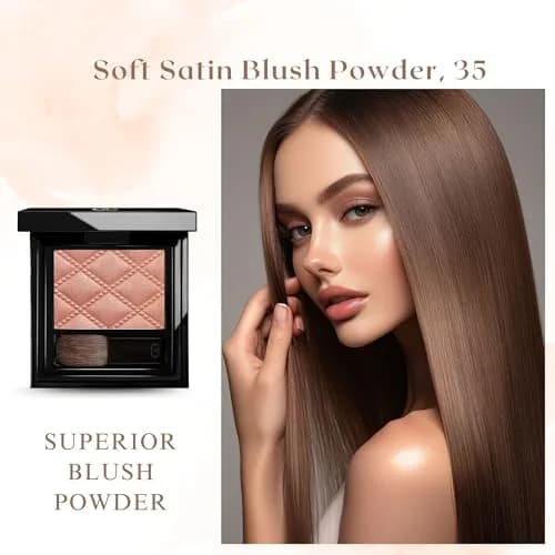 GA-DE Idyllic Soft Satin Blush Powder 0.28 oz | Buildable Sheer to Flushed Look thumbnail 3