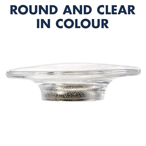Quartet Clear Round Rare Earth Magnets 1/2" Diameter, 6 Pack | Strong Hold for Glass Whiteboards thumbnail 4