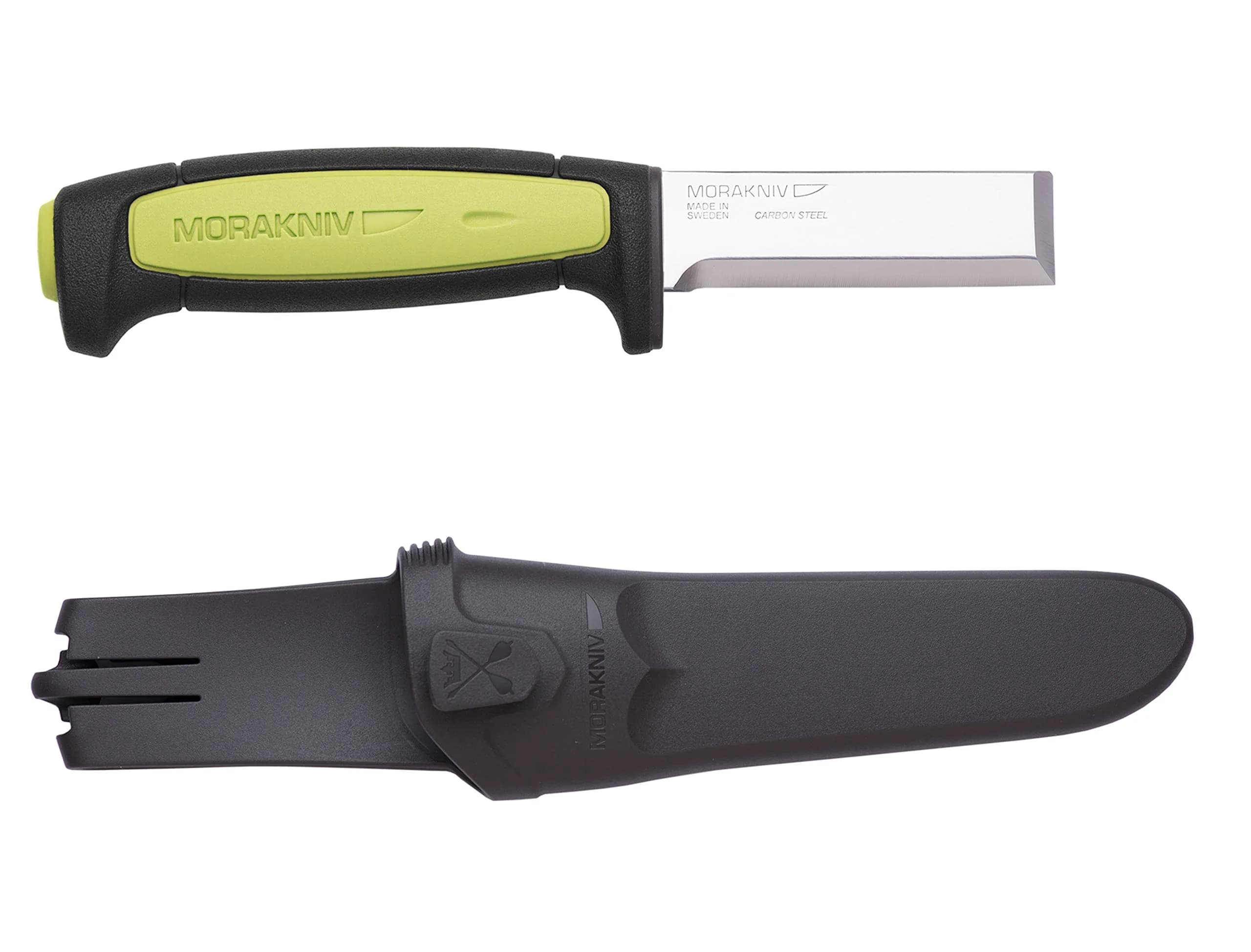 Morakniv Craftline 3 Inch Carbon Steel Wood Chisel with Sheath | Ready-to-Use Edge for Woodworking