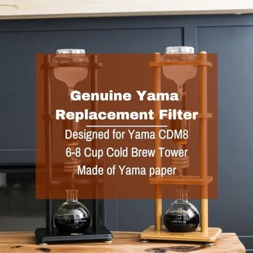Yama Paper Filters for CDM8 | Sediment-Free Cold Brew Filters (20-pack, Taiwan) thumbnail 5