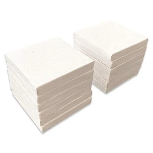 LWR CRAFTS Mini Stretched Canvas 3" x 3" Pack of 12 | Perfect for Oil & Acrylic Art thumbnail 1