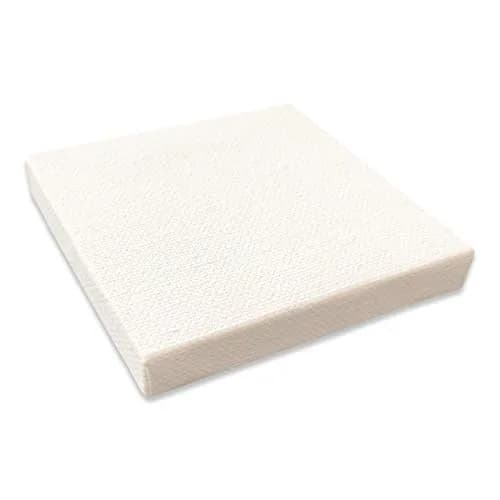 LWR CRAFTS Mini Stretched Canvas 4" x 4" Pack of 6 | Acid-Free Cotton Art Surface for Painting thumbnail 2