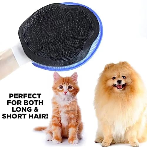 StealStreet Pet Grooming Mitt One Size | Gentle Dirt & Loose Hair Removal for Cats & Dogs thumbnail 5