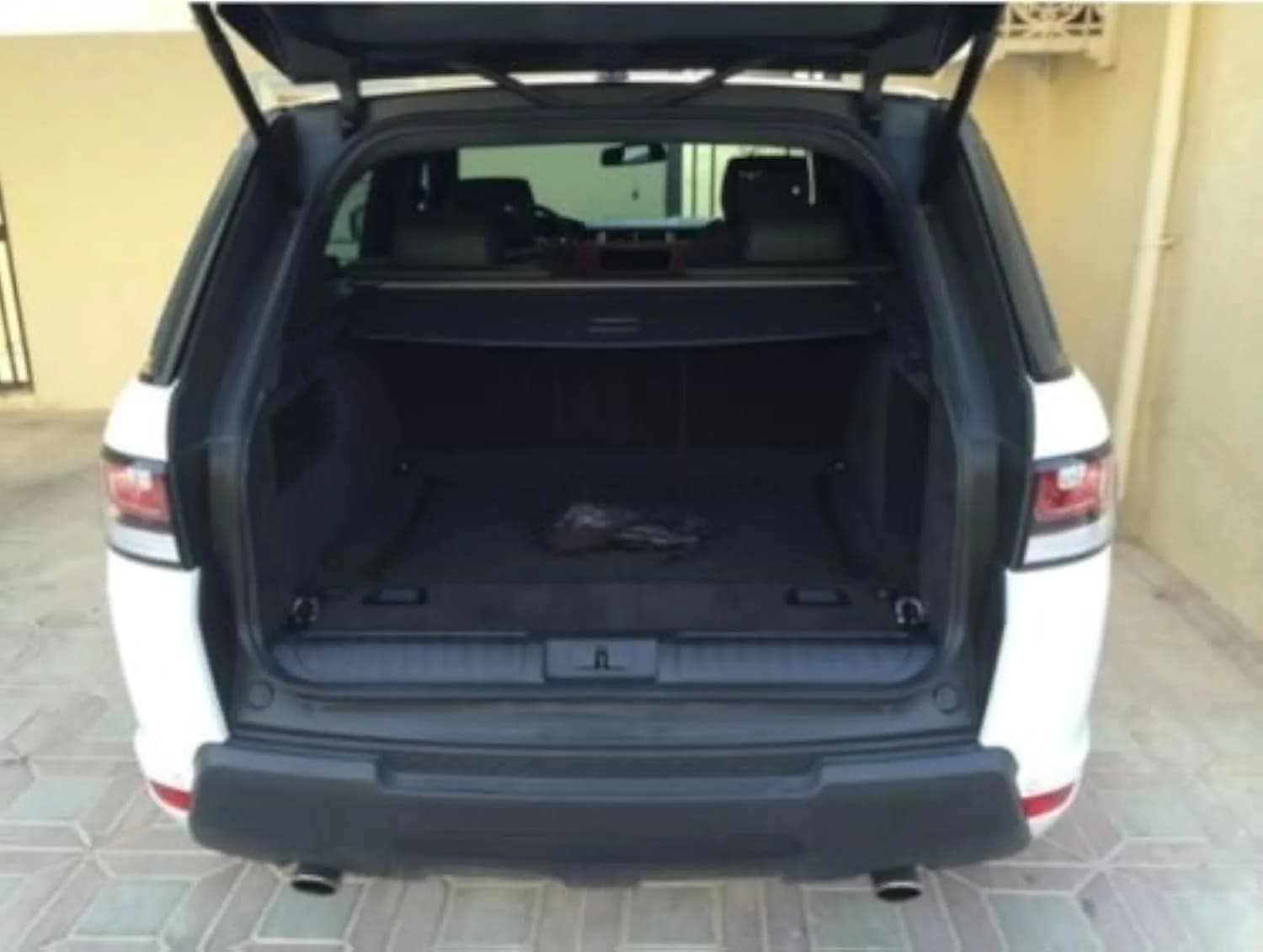 Trunknets Inc Floor Style Trunk Cargo Net for Land Rover Range Rover Sport 2013-2022 | Durable Elastic Mesh, Black