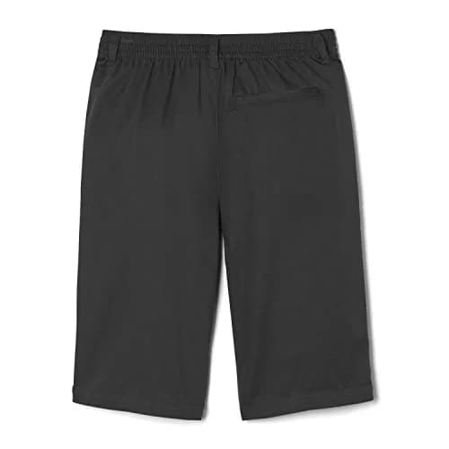 French Toast Boys' Pull-On Twill Short, Black, 20 | Slim Fit Summer Shorts with Concealed Elastic thumbnail 2