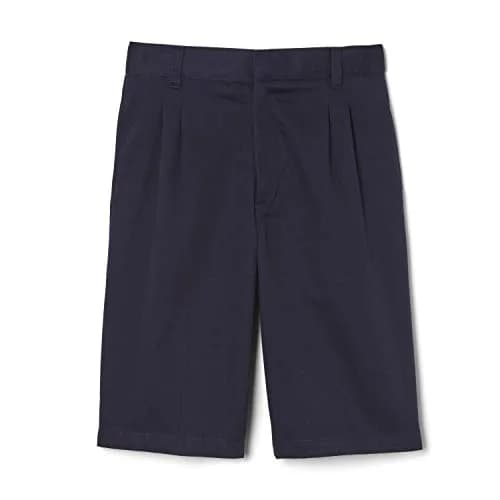 French Toast Boys' Adjustable Waist Twill Pleated Short, Navy, 18 | Wrinkle-Resistant, Perfect Fit thumbnail 5