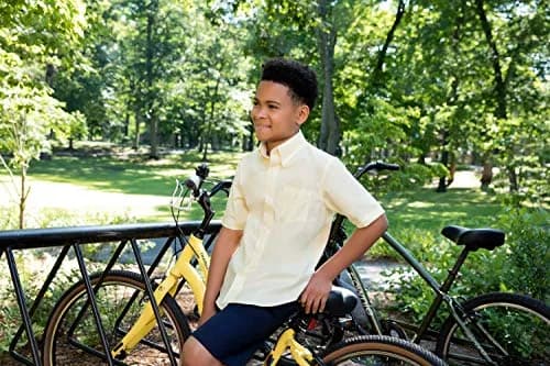 French Toast Boys' Adjustable Waist Twill Pleated Short, Navy, 18 | Wrinkle-Resistant, Perfect Fit thumbnail 6