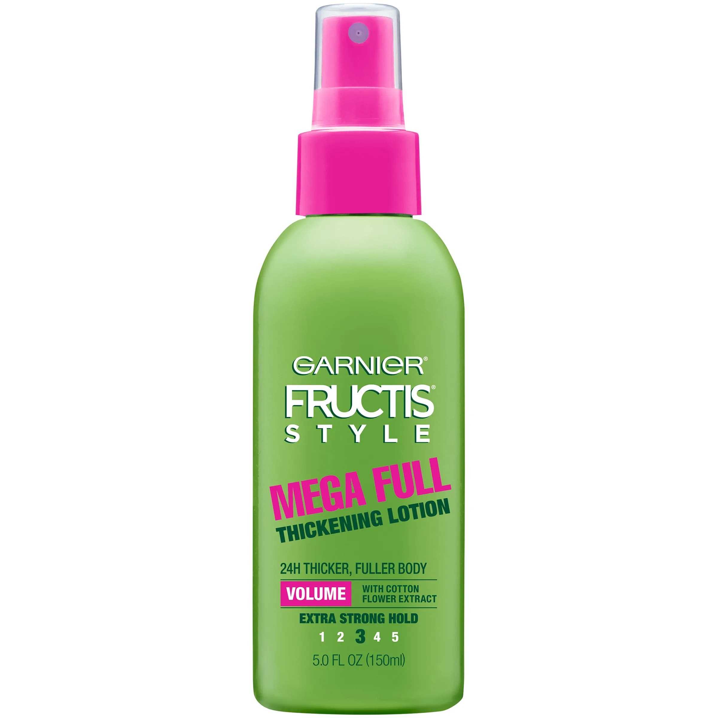 Garnier Fructis Style Mega Full Thickening Lotion 145ml (5.0 Oz) | Adds Volume and Fullness for Fine Hair