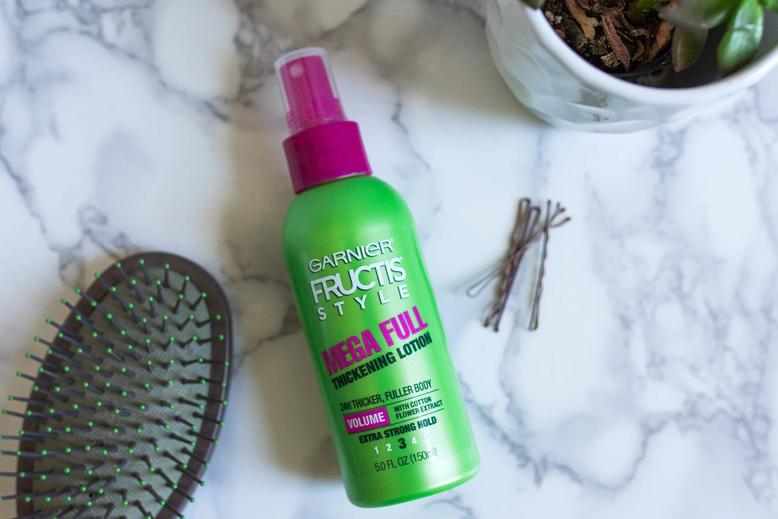 Garnier Fructis Style Mega Full Thickening Lotion 145ml (5.0 Oz) | Adds Volume and Fullness for Fine Hair - view 4