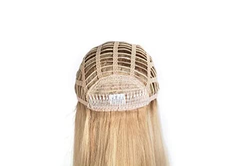 Onedor 22" Semi Curly Hair Women Ladies 3/4 Half Wig Synthetic Fibers with Mesh Cap thumbnail 6