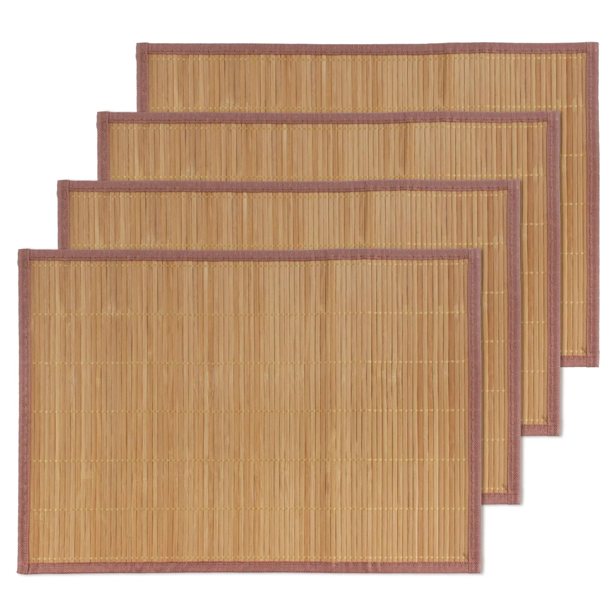 BambooMN Bamboo Placemat 18" x 13" Brown | Reversible & Eco-Friendly (70-120 chars)