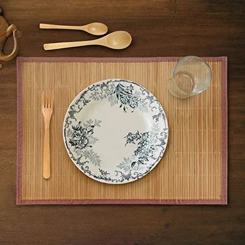 BambooMN Bamboo Placemat 18" x 13" Brown | Reversible & Eco-Friendly (70-120 chars) thumbnail 5