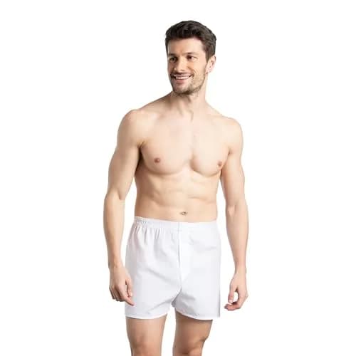 Fruit of the Loom Men's 5 Pack Boxer White Medium | Soft Cotton Blend, All-Day Comfort thumbnail 3