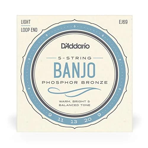 D'Addario EJ69 Phosphor Bronze Banjo Strings 9-20 | Warm, Bright Tone thumbnail 2