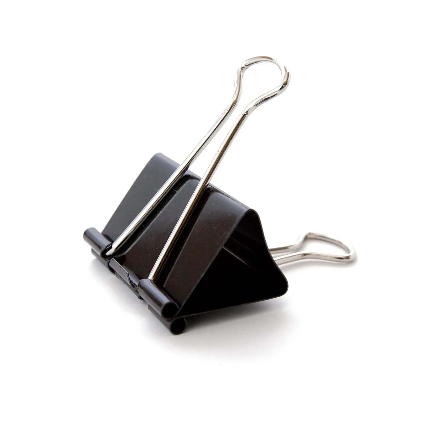 U Brands Large Binder Clips 2-Inch Width, 1-Inch Capacity, 12-Count | Classic Black & Silver Steel - view 2