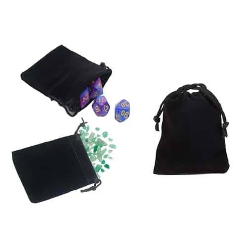 GYBest Jewelry Storage Pouches 3" x 4" | Elegant Velvet Drawstring Bags for Jewelry thumbnail 1