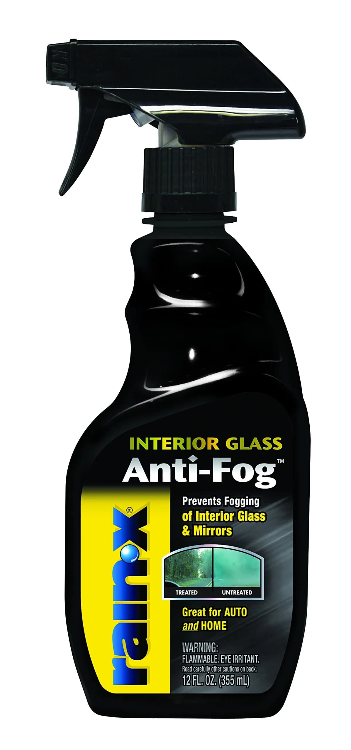 Rain-X Interior Glass Anti-Fog Treatment 355ml (12 Fl Oz) | Prevents Fogging on Automotive & Marine Glass - main product image