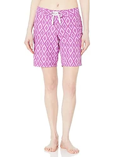 Kanu Surf Women's Marina UPF 50+ Active Swim Board Shorts (Reg & Plus Sizes), St. Lucia Purple, 12 | Sun Protection & Comfort thumbnail 1