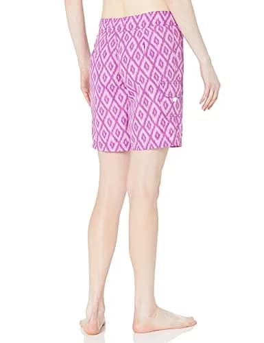 Kanu Surf Women's Marina UPF 50+ Active Swim Board Shorts (Reg & Plus Sizes), St. Lucia Purple, 12 | Sun Protection & Comfort thumbnail 2