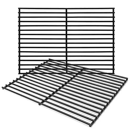 Hongso 16 5/8" x 24 1/2" Porcelain Steel Grill Grates (2-Pack) | Fits Charbroil, Thermos, Kenmore Grills thumbnail 1